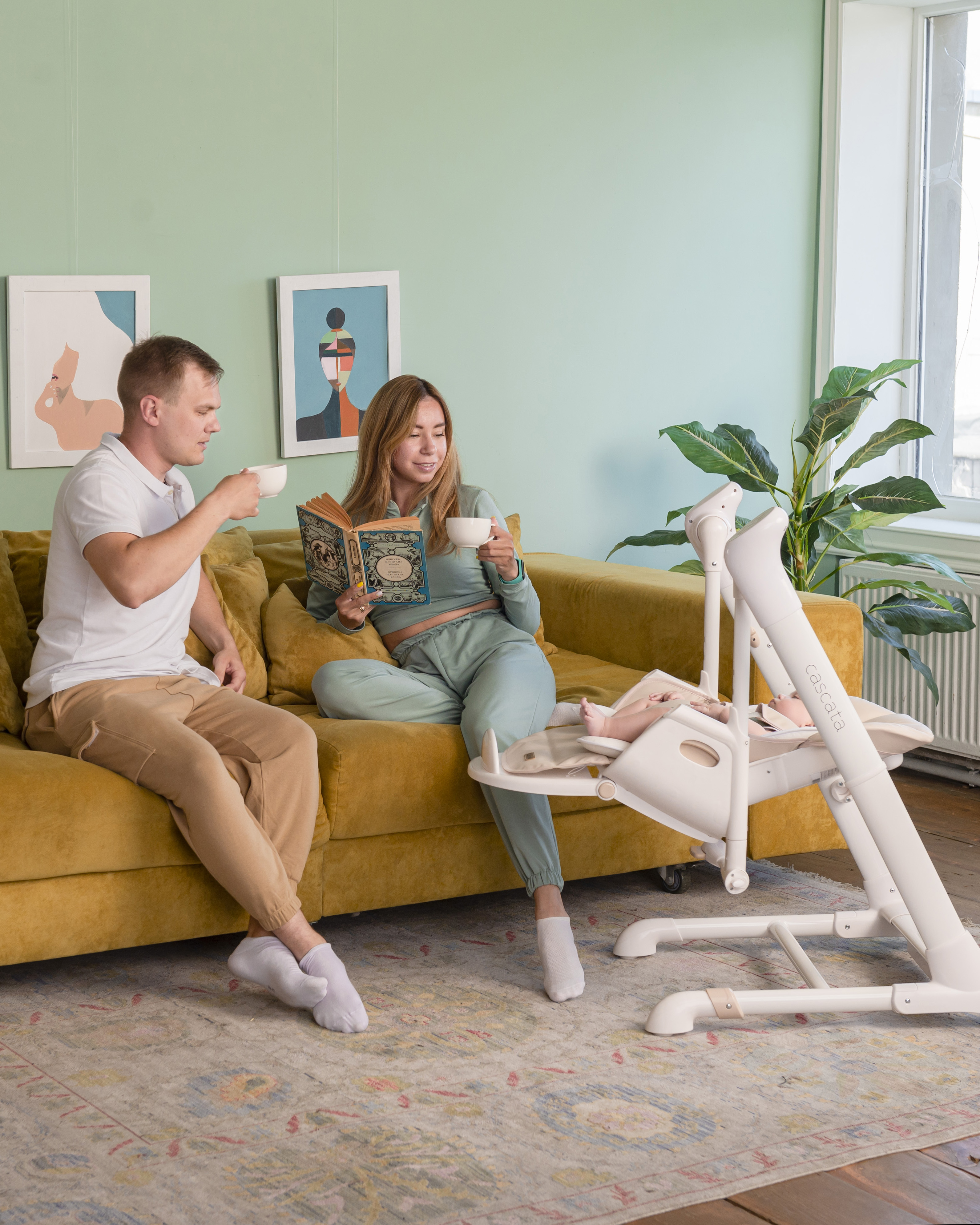 Sedia a dondolo Cascata